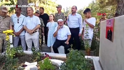 Şehit Başçavuş Ferhat Gedik, Hatay'daki mezarı başında anıldı