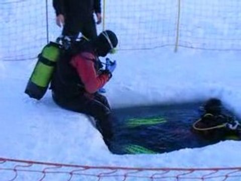 Plongée sous glace Chamrousse