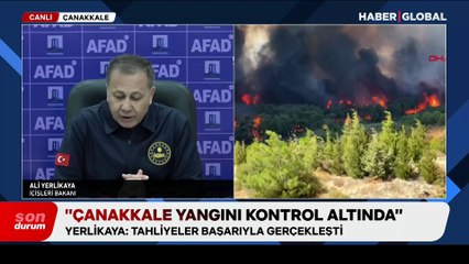 Bakan Yerlikaya'dan orman yangınlarıyla ilgili açıklama