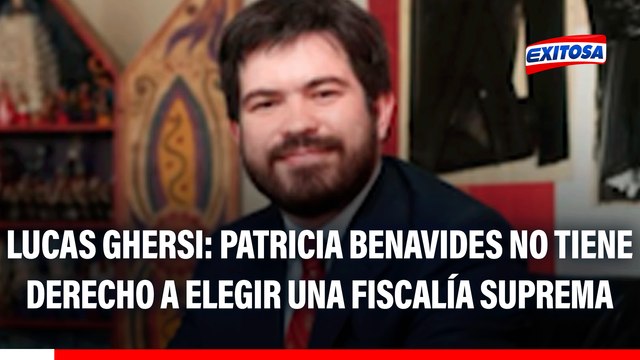 Patricia Benavides no tiene derecho a elegir una Fiscalía Suprema en particular, asegura abogado constitucionalista