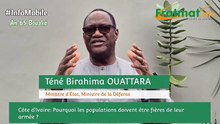 Côte d’Ivoire: où en est notre armée ? La réponse du Ministre d’État Téné Birahima Ouattara