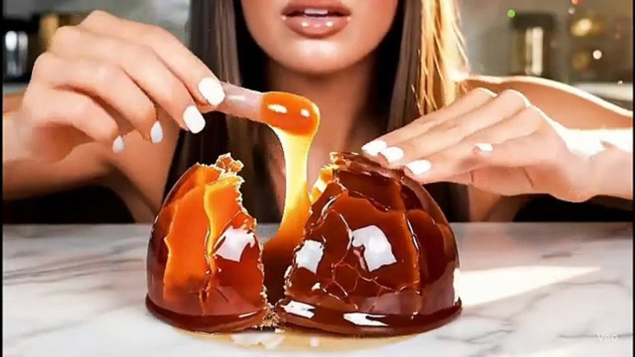 ASMR Lava Mukbang (Satisfying AI ASMR Lava Eating Sounds, Chicken, Lava Soup) for a Better Sleep