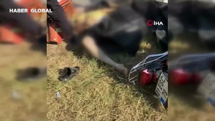 Aliağa’da otluk ve makilik alanda korkutan yangın