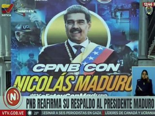 Policía Nacional Bolivariana reafirma su lealtad al presidente Nicolás Maduro