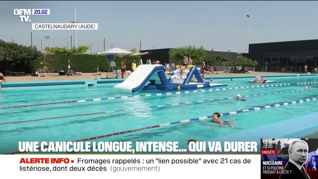 42°C à Bordeaux et Carcassonne, 41°C à Toulouse: les Français s'adaptent face aux fortes chaleurs