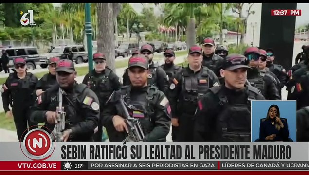 SEBIN ratifica apoyo contundente al presidente Nicolás Maduro ante amenazas imperiales