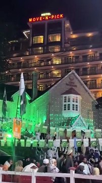 Beautiful Night View of Murree | Decorations for Independence Day