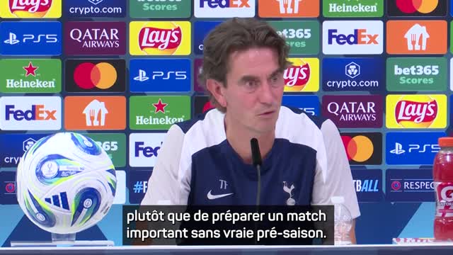 Tottenham - Franck sur la pré-saison du PSG : "Cela peut être un avantage pour nous"