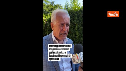 Anniversario strage Sant'Anna, Giani: Toscana con energie ha ottenuto libertà, si insegni ai giovani