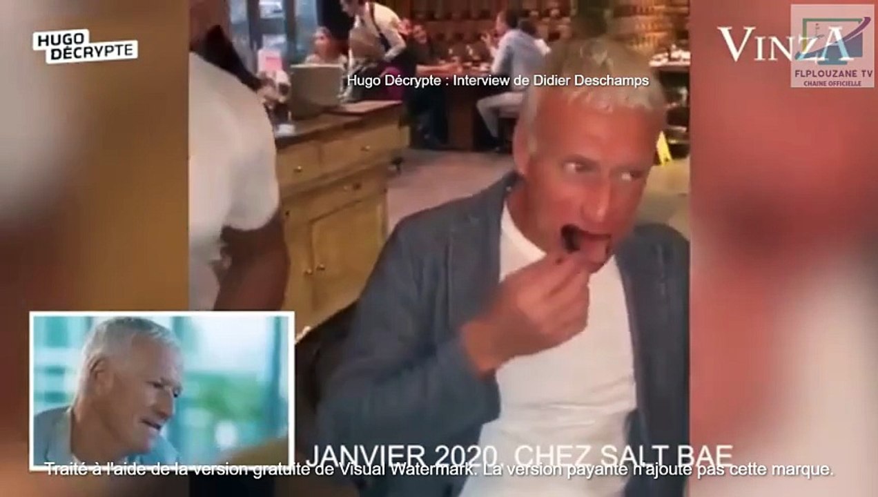 Hugo Décrypte : Interview de Didier Deschamps par Hugo Decrypte