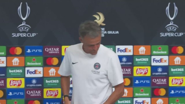 Rueda de Prensa completa de LUIS ENRIQUE antes de la FINAL de la SUPERCOPA de EUROPA vs TOTTENHAM