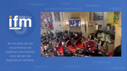 Andrea Botero, autora de la canción ‘Fuerza Miguel’, también llegó al Capitolio