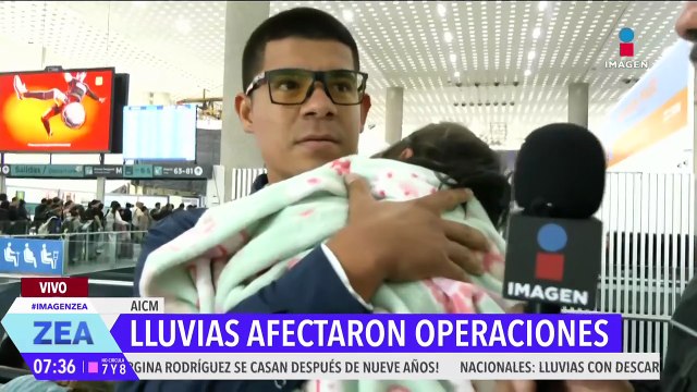 Así se encuentra en estos momentos el AICM luego de las lluvias