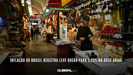 Inflação do Brasil registra leve queda para 5,23% na base anual
