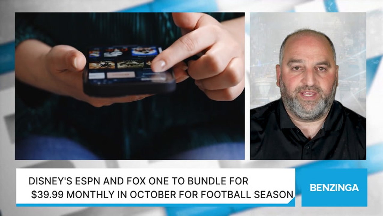 Disney's ESPN and Fox One To Bundle for $39.99 Monthly in October For Football Season