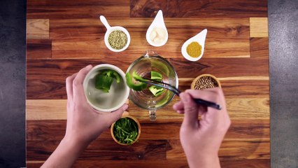 Curry verde de corvina con arroz basmati