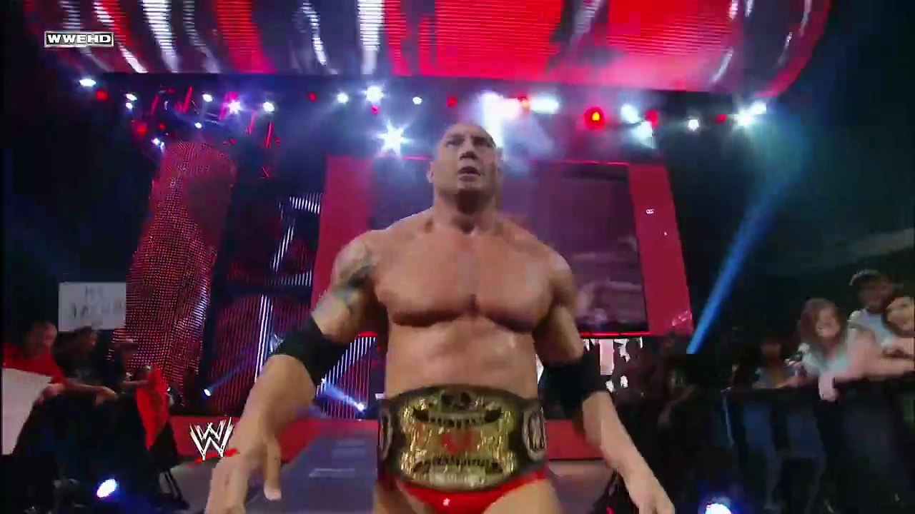 FULL MATCH John Cena & Batista vs. Cody Rhodes & Ted DiBiase Raw, Aug. 11, 2008