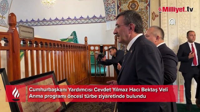 Cumhurbaşkanı Yardımcısı Yılmaz, Hacı Bektaş Veli'yi Anma Etkinlikleri'ne katıldı! 'Tüm insanlığa ışık tutmuştur'