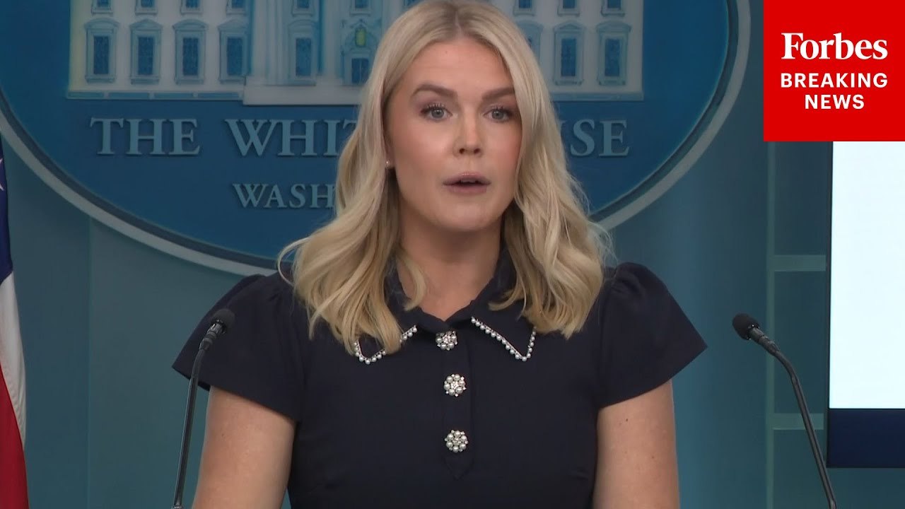 Karoline Leavitt Announces Arrests In Crime Crackdown After Trump Sends National Guard To D.C.