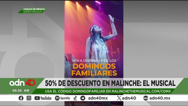 Disfruta de Malinche, el Musical, niñas y niños de 8 a 12 años tendrán el 50% de descuento
