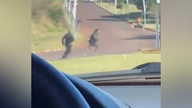 Vídeo mostra agentes da GM correndo atrás de jovem que tentou fugir de abordagem em Cascavel