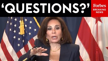 Jeanine Pirro Takes Reporters' Questions After Trump's Federal Takeover Of D.C.