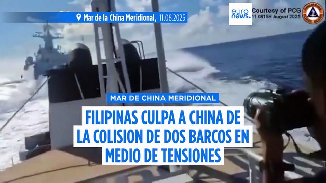 El Ejército filipino culpa a Pekín de una colisión de buques en el mar de China