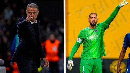 Luis Enrique explica la sorpresiva salida de Donnarumma del PSG