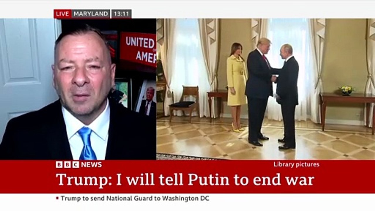 Barry Donadio News Commentator On BBC World News August 11th 2025