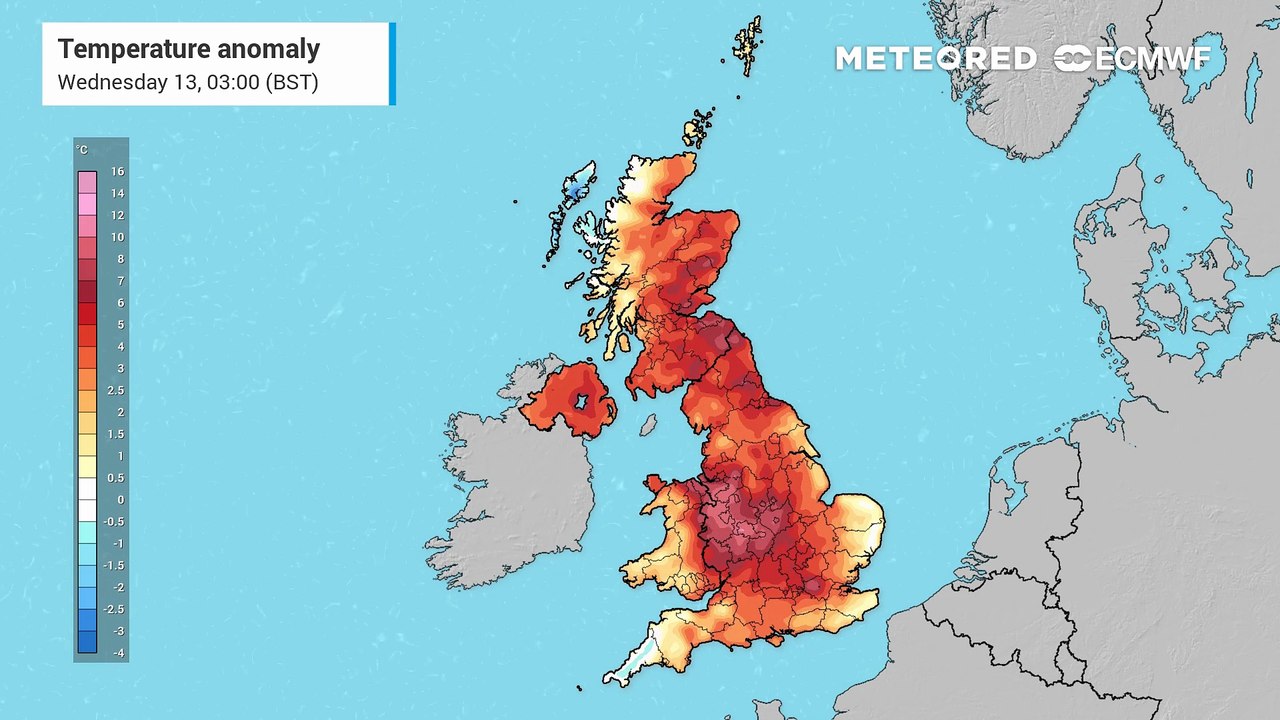 Heatwave conditions to continue until at least Friday, with the hottest temperatures in the south of the UK