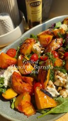 Grilled Peach Burrata salad🥗