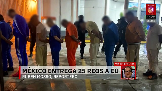 México entrega a un grupo de reos a Estados Unidos ligados al crimen organizado