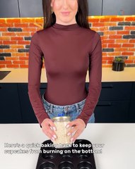 No more burnt cupcake bottoms! 🧁❌