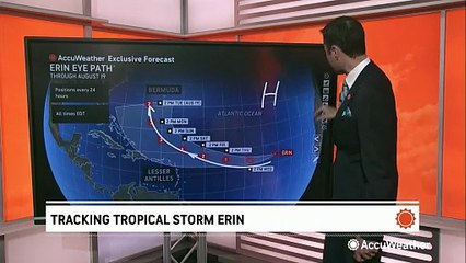 Where is Tropical Storm Erin going?