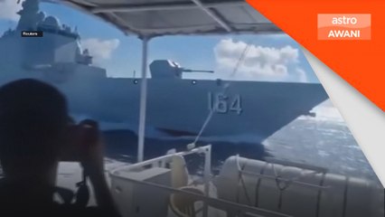 Kapal Tentera Laut, Pengawal Pantai China berlanggar di perairan dipertikaikan