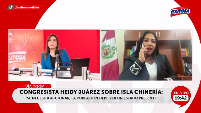Heidy Juárez rechaza acusaciones por caso 'Mochasueldos': No se ha podido evidenciar absolutamente nada