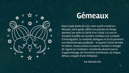 Horoscope quotidien du vendredi 15 août 2025