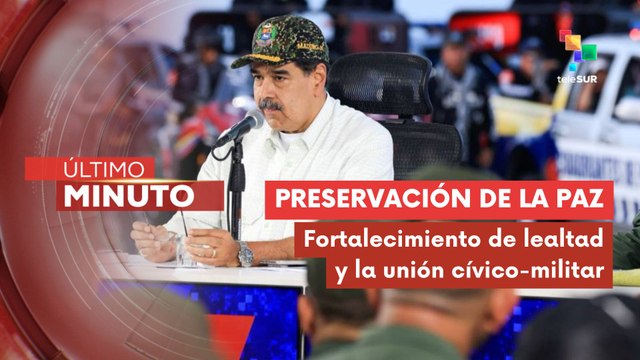 Pdte. Maduro denuncia financiación de EE.UU. en planes desestabilizadores