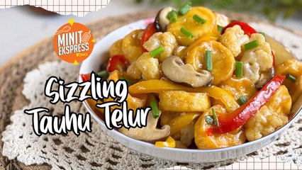 Sizzling Tauhu Telur Homemade, Sedap Level Restoran Cina Muslim