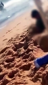 Homens em Jet Ski atropelaram banhistas em paria de Salvador; veja