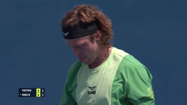 Rublev survives epic Popyrin battle in Cincinnati