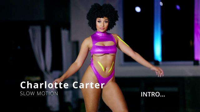 Charlotte Carter in Slow Motion | Fusion Fashion at Miami Art Basel 2023