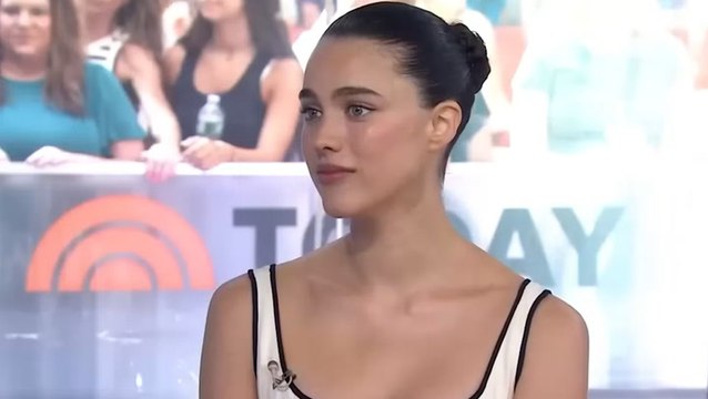 Margaret Qualley awkwardly laughs off Taylor Swift question as Jack Antonoff absent from new album