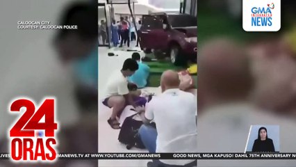 Manila Central University lobby, sinalpok ng SUV; estudyante at 1 empleyado, sugatan | 24 Oras