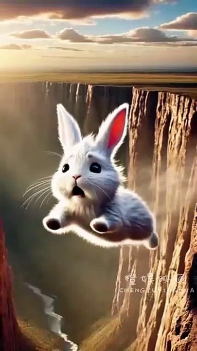 Poor Rabbit was hurt by accident , pug rescued him