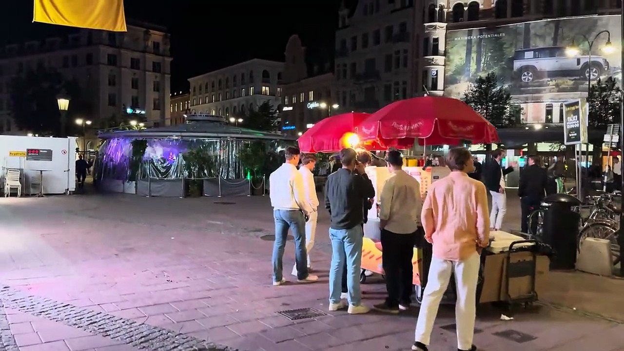 Stockholm Nightlife 4K 🇸🇪 _ Swedish Blonde Girls & Rich Singles – Night Walk Tour in City Center