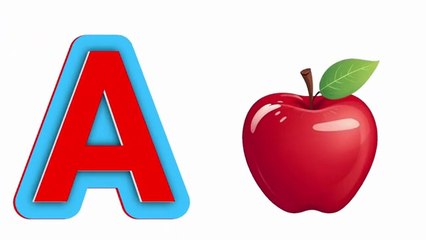 A is for Apple | ABC Phonics Song for Kids | Learn Alphabet with Fun Animation