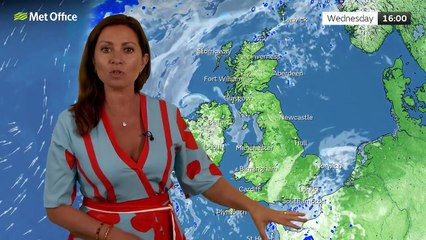 Met Office Wednesday Morning Weather Forecast 13/08/2025