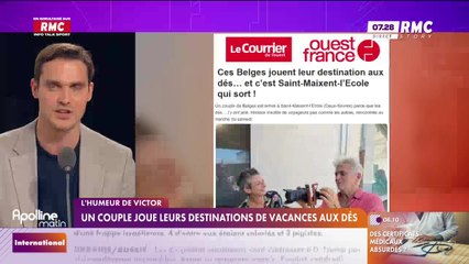 L'humeur de Victor : Un couple joue leurs destinations de vacances aux dés - 13/08