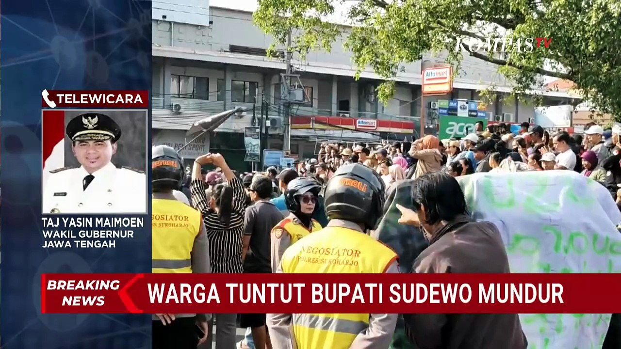 Blak-Blakan! Pernyataan Taj Yasin Soal Demo Pati Tuntut Bupati Mundur: Pembelajaran!